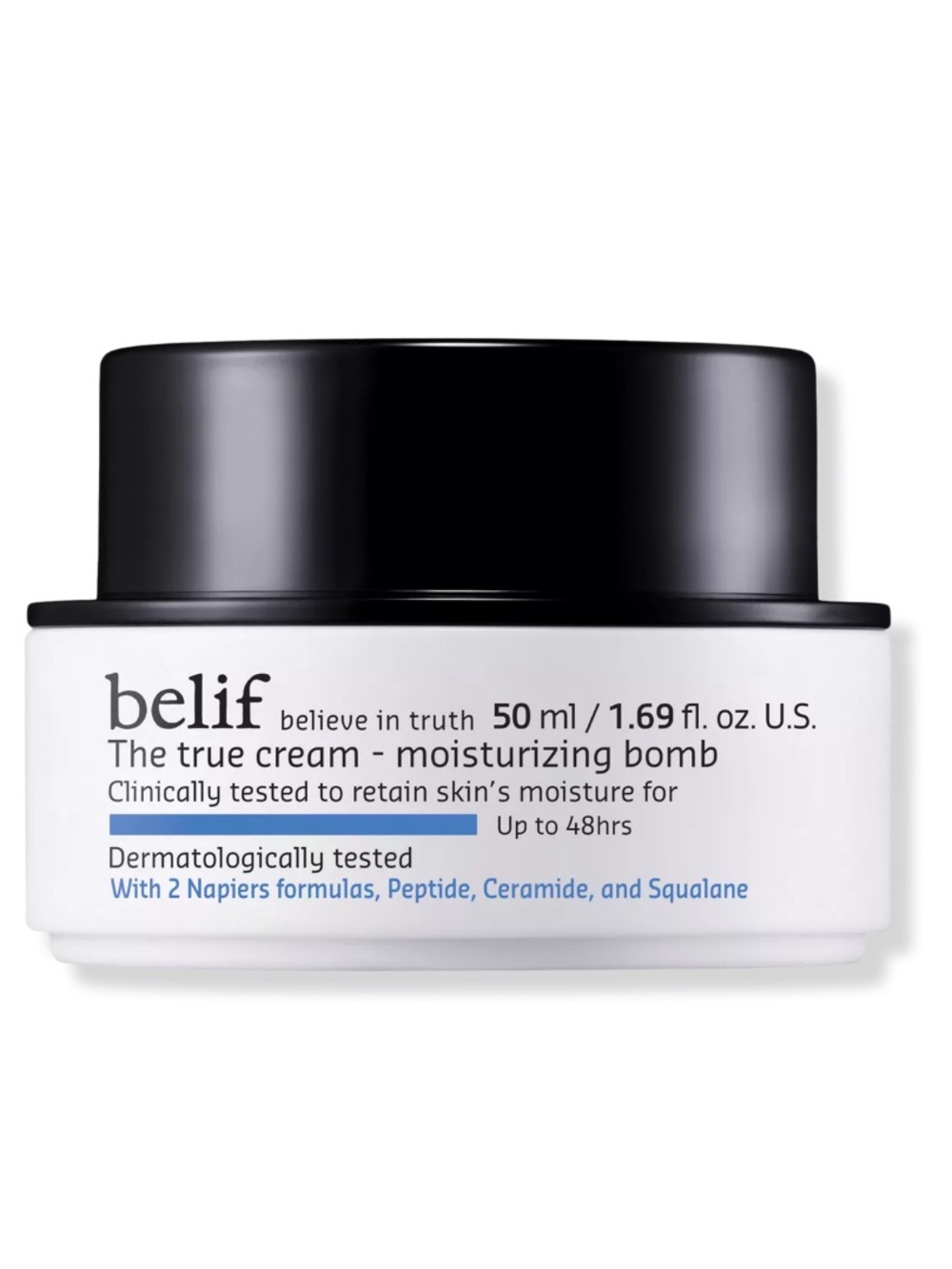 Belif The True Cream Moisturizing Bomb Hydrating Moisturizer Travel Size 10 ml
